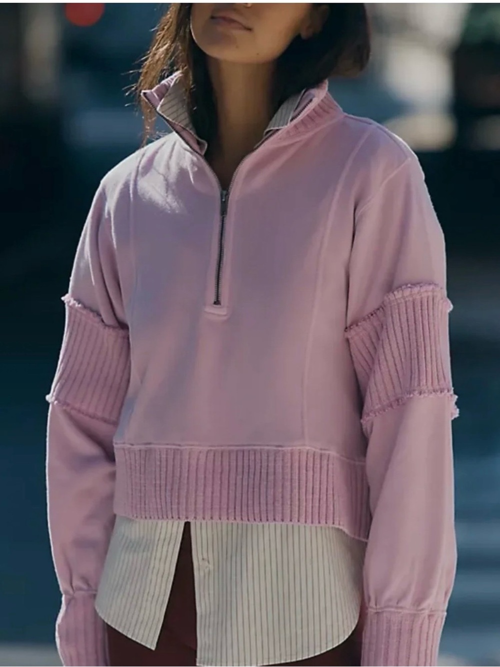 Daily Practice Half-Zip Pullover Top - Sz XS